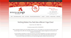 Desktop Screenshot of bikramyogabend.com